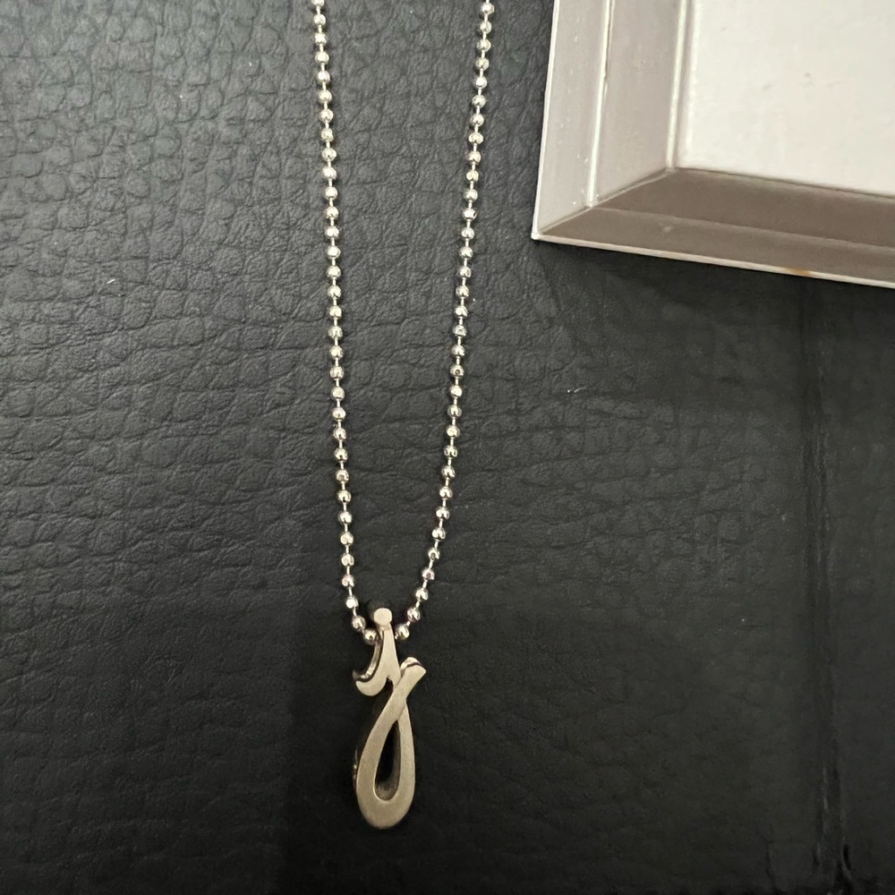 Alex Woo autograph letter necklace